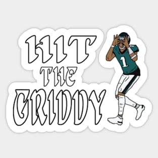 Jalen Hurts Hit The Griddy (Style 2) Sticker